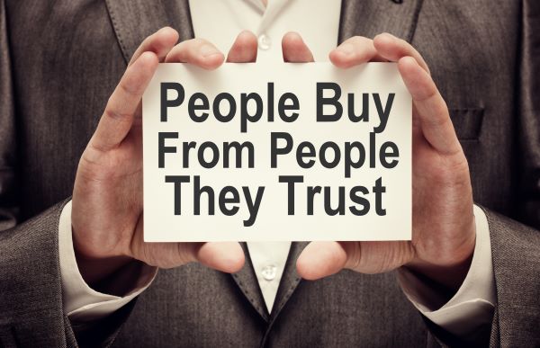 Quote of People Buy From People They Trust